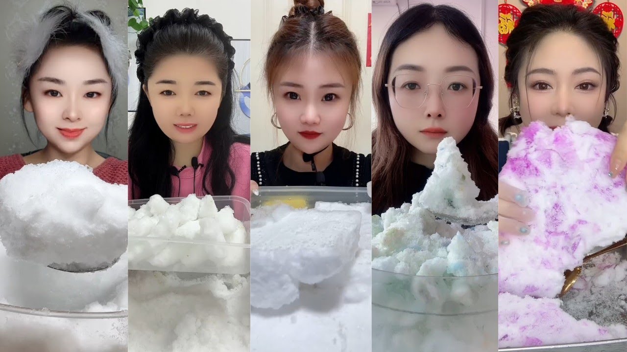 ASMR ICE EATING || FREEZER FROST EATING || SATISFYING SQUEAKY SOFT CRUNCHY FROST BITES ASMR🧊