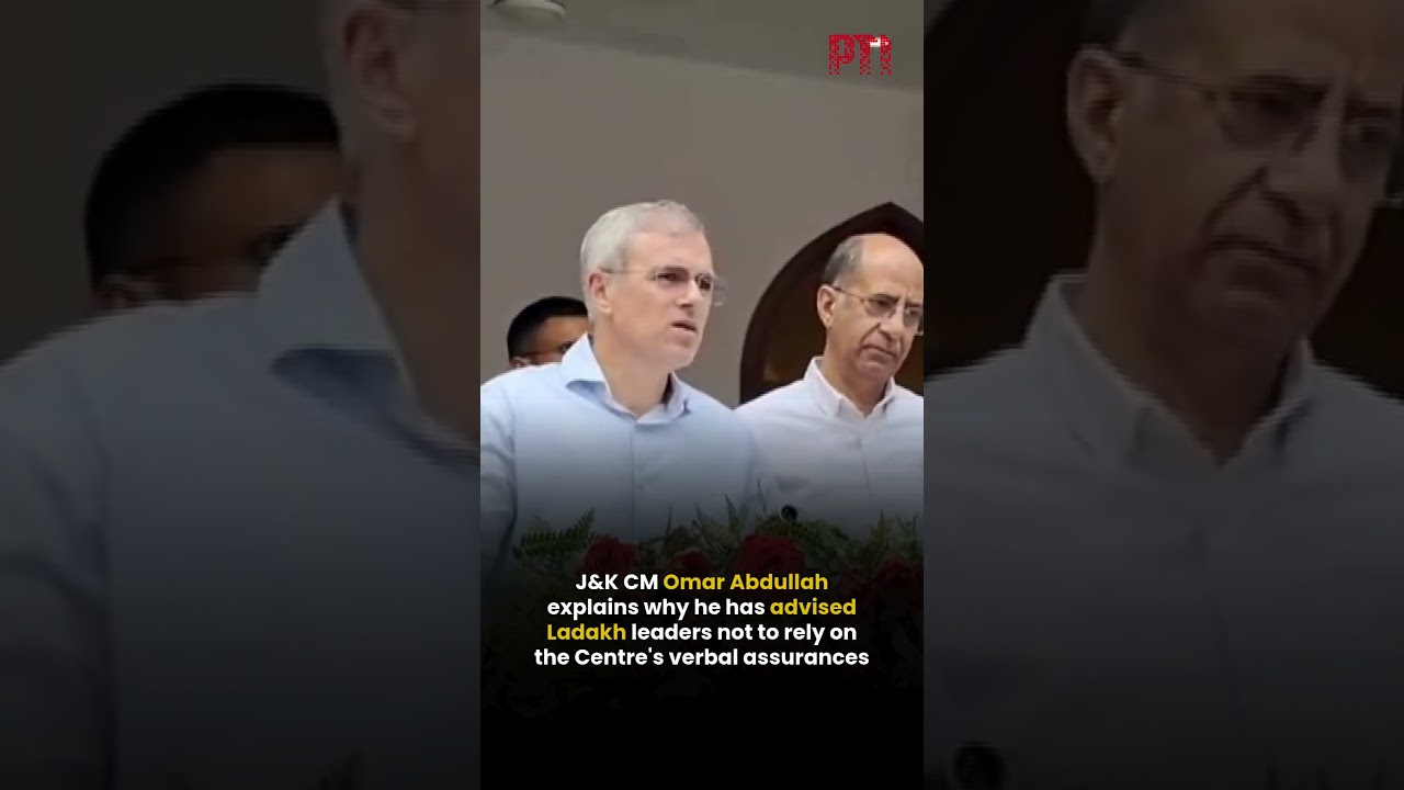 Omar Abdullah explains why he has advised Ladakh leaders not to rely on Centre's verbal assurances