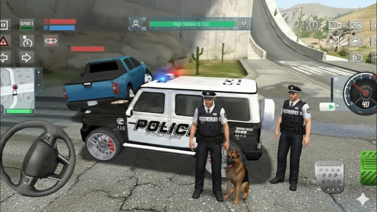 Police Car Chase Simulator 3D - High Speed Cop Car Chase Simulator | Realistic Android Gameplay 