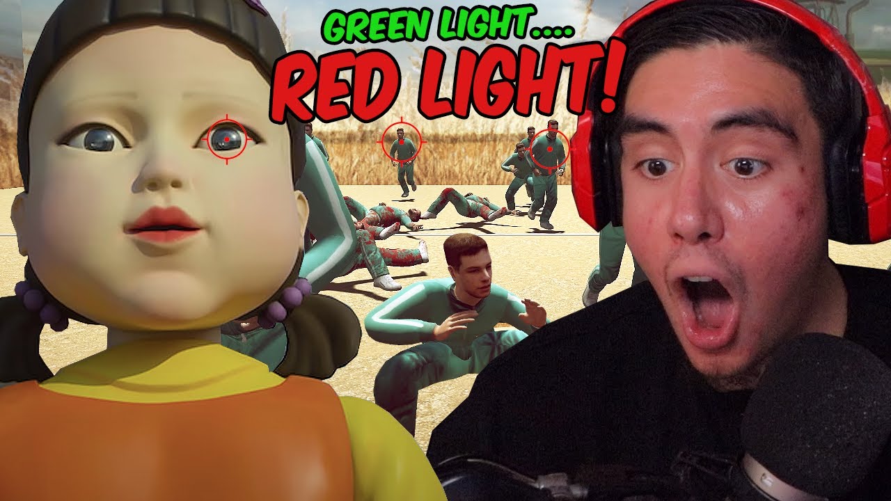 SQUID GAME Video Games Are So Intense They're Hilarious  (All Levels)