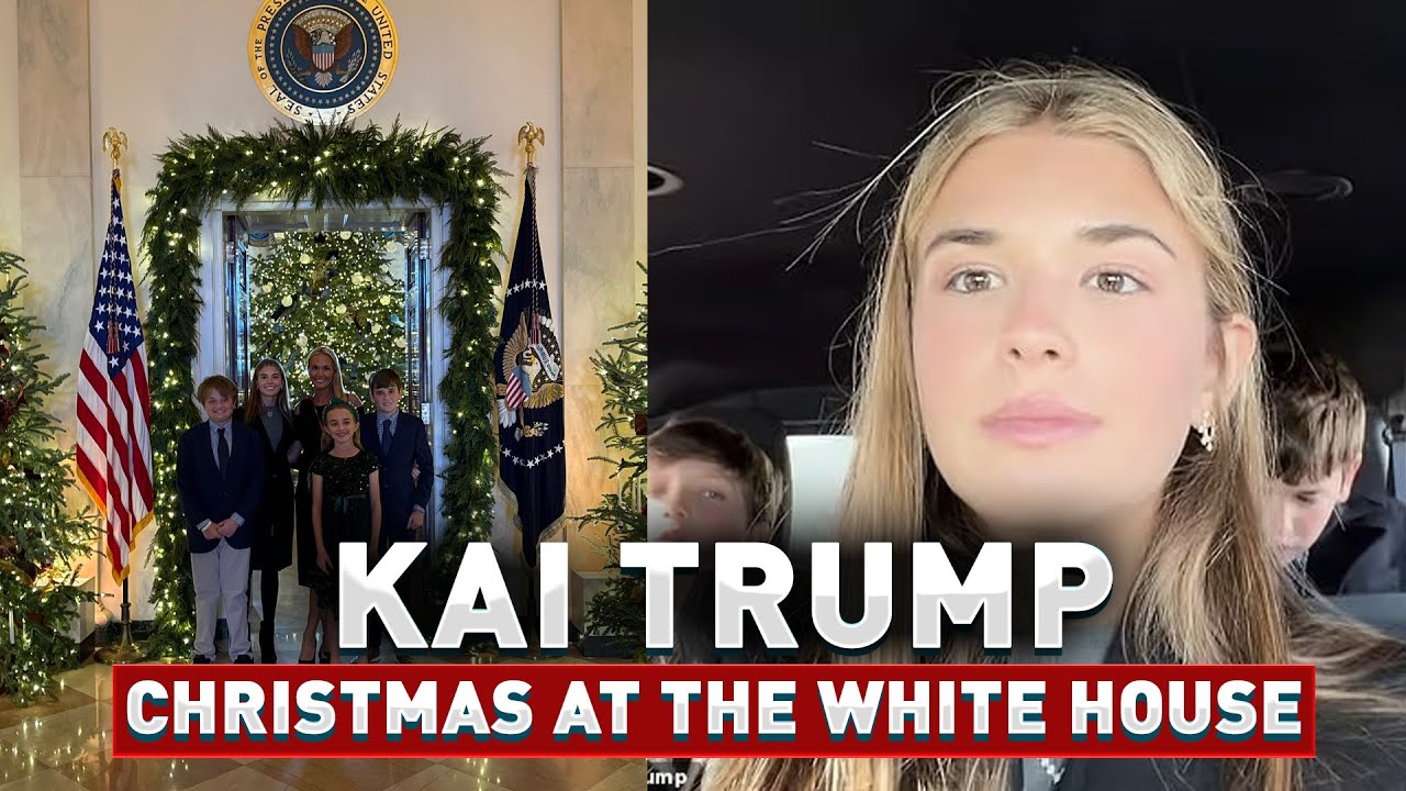 Рождественские фотографии из Белого дома Трампа 🎄 Кай Трамп раскрывает то, что обычно не видят ка...