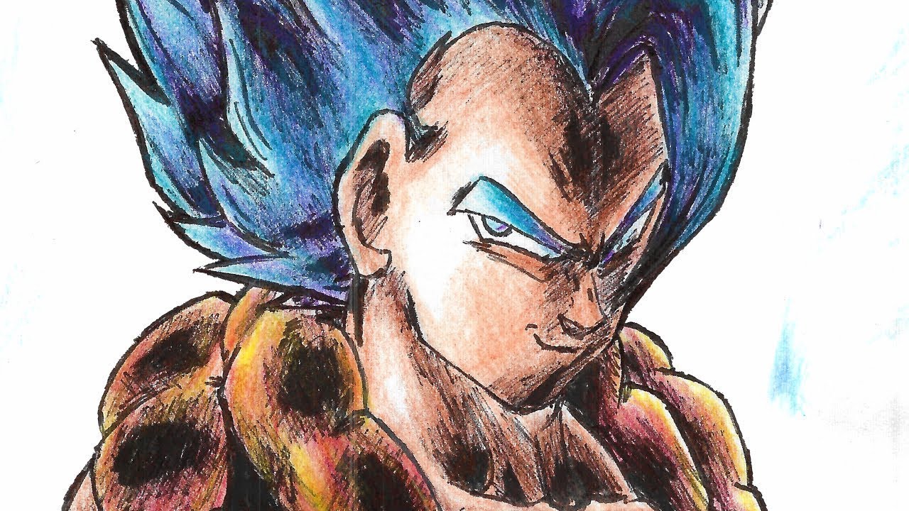 (SPEEDPAINT VIEJO) Dibujando a Gogeta Blue