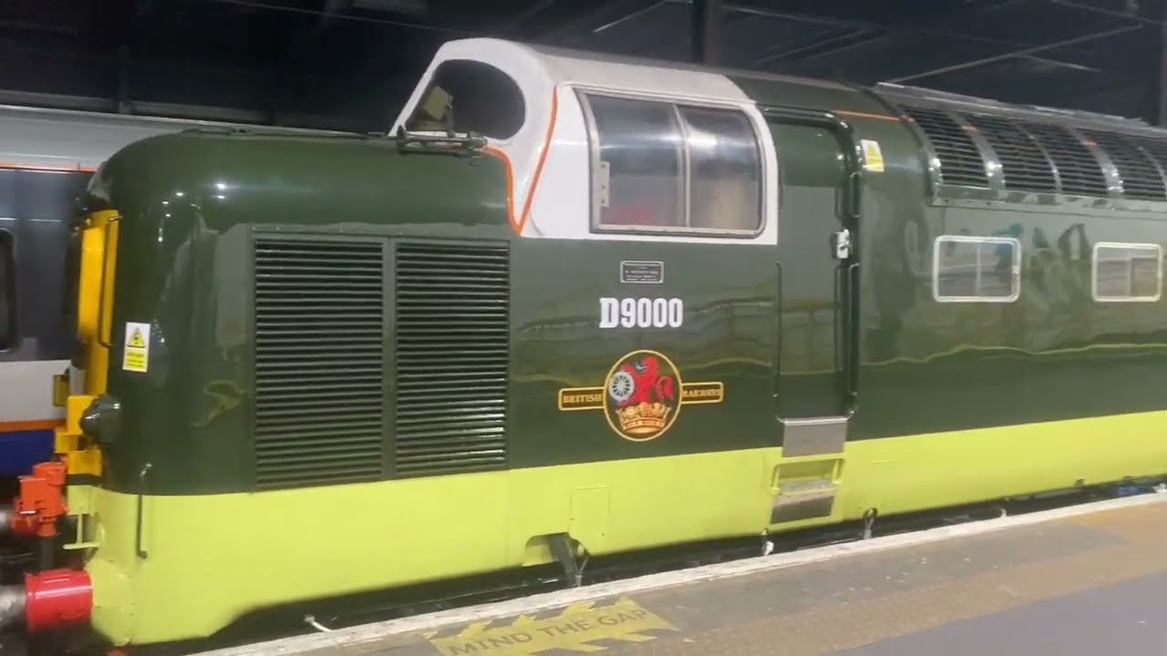D9000 RSG arrive London Euston on 1Z08 and then make ECS move 12th March 2026