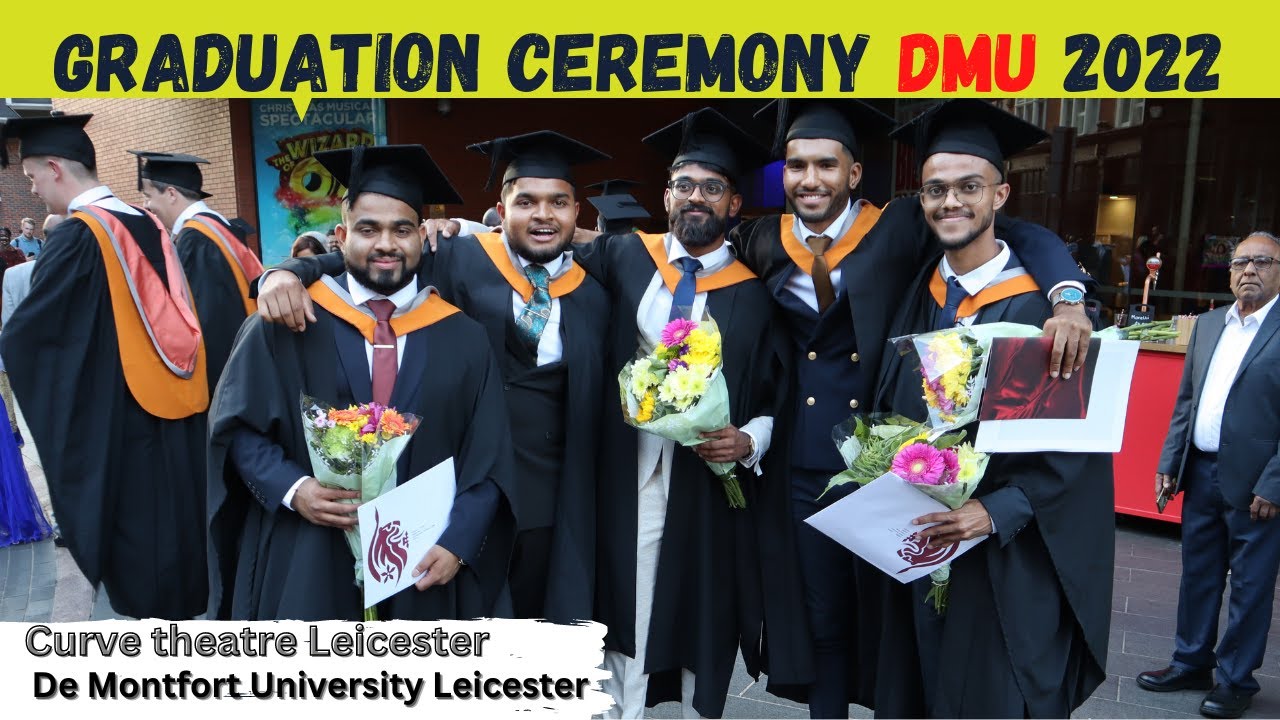 Graduation Ceremony DMU 2022 | Curve Theatre | De Montfort University #dmuleicester #curvetheatre