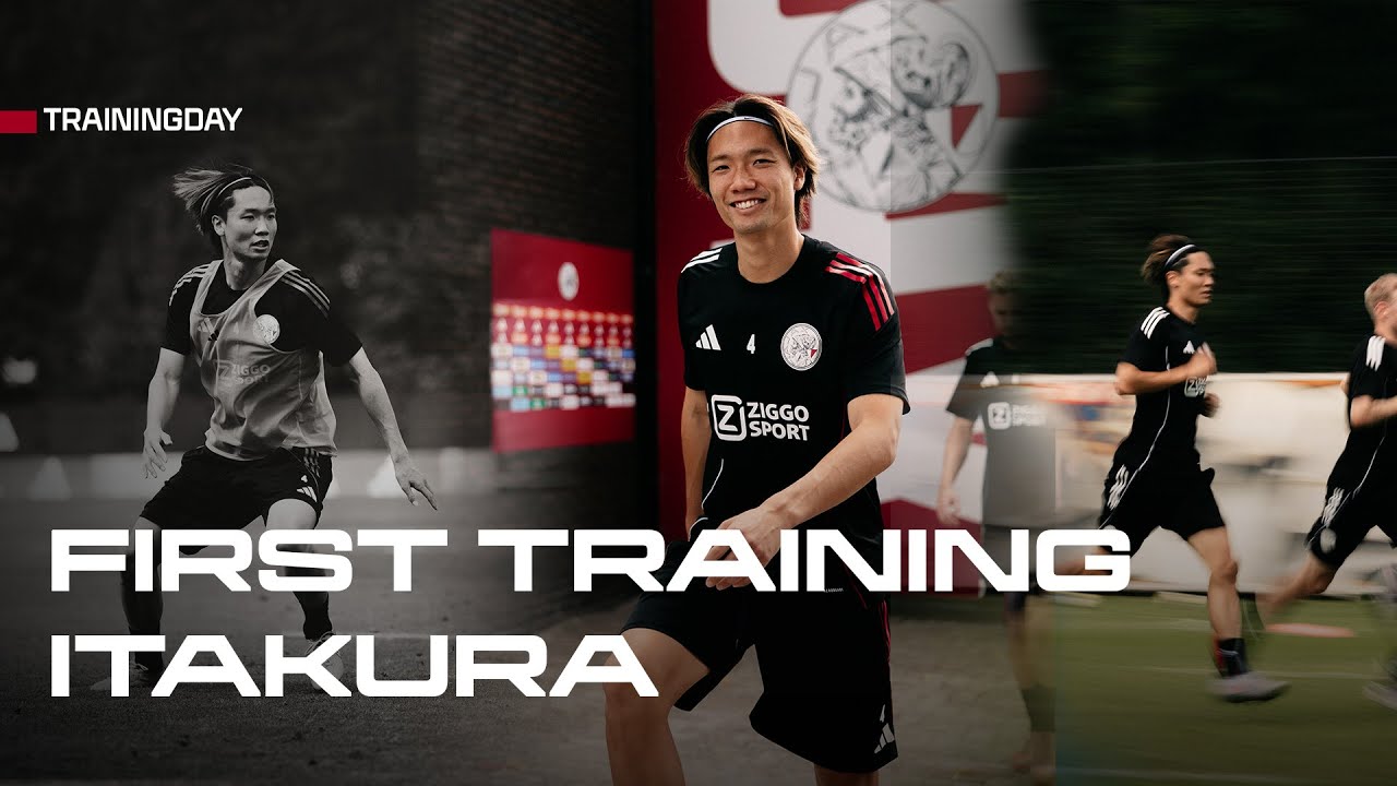 WATCH: Ko Itakura's First Training Session with Ajax! 🎌