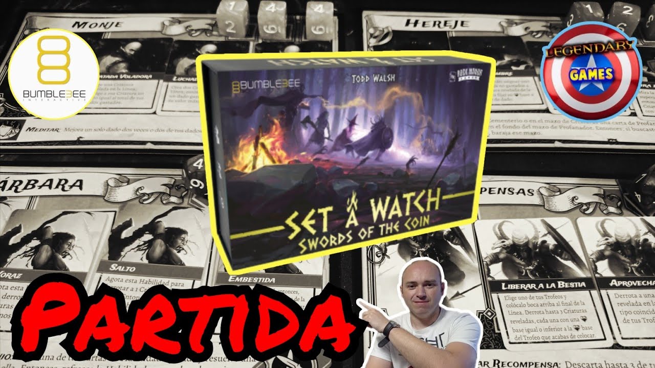 Partida en SOLITARIO a SET A WATCH SWORDS OF THE COIN