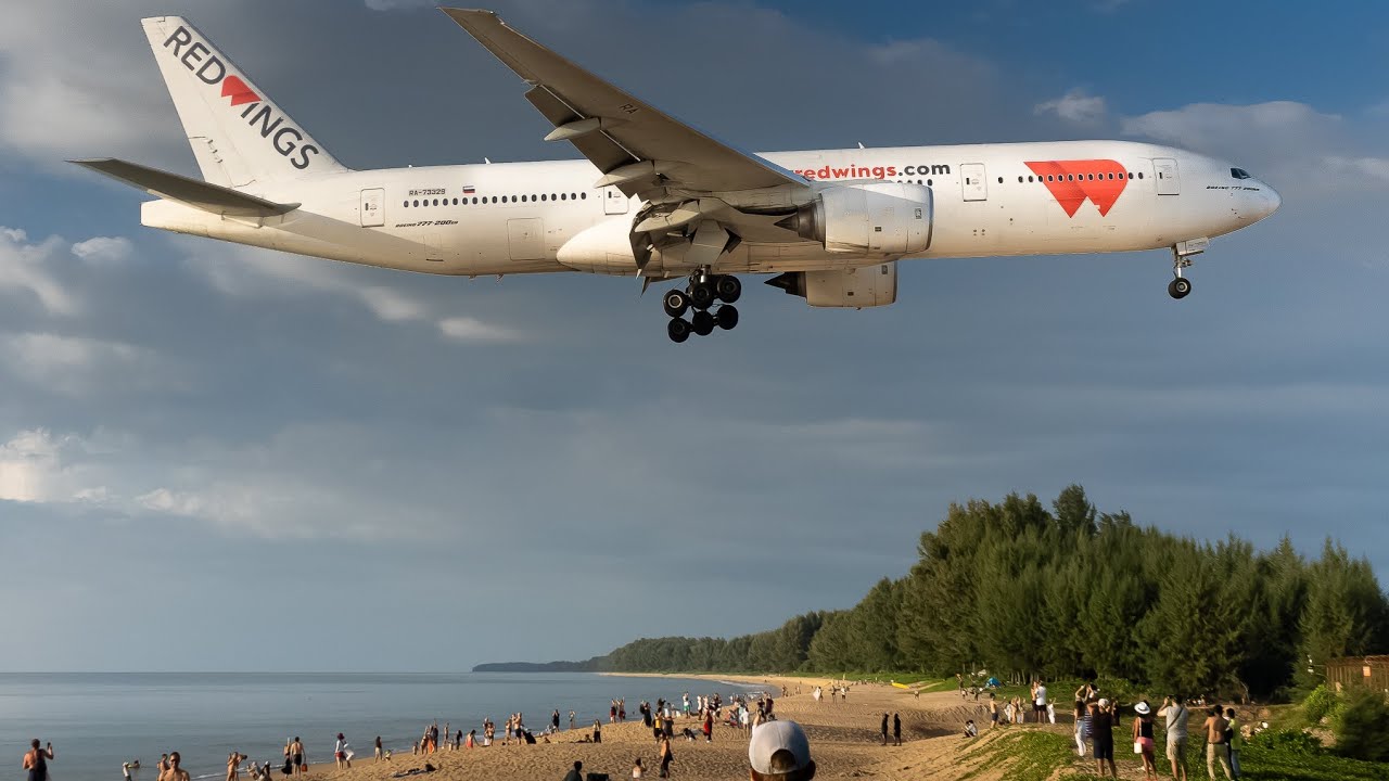 🇹🇭✈️25 Minutes LOW LANDINGS - AMAZING PHUKET Plane Spotting (HKT/VTSP)