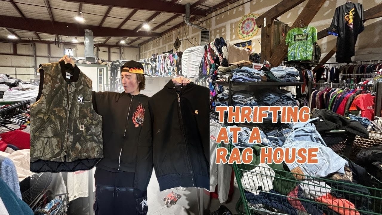 Thrifting At A Rag House!