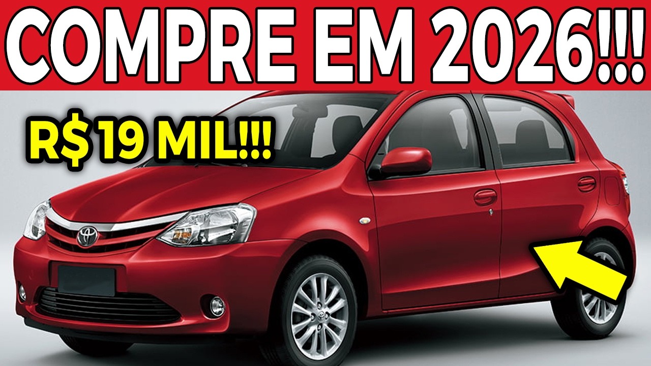 💸😱 OS 7 CARROS MAIS BARATOS E DURÁVEIS DE 2026! COMPRA E ESQUECE!