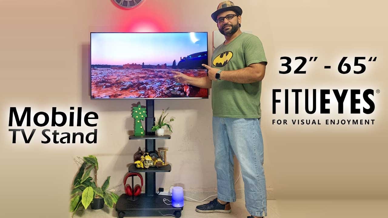 FITUEYES Mobile TV Stand for 32