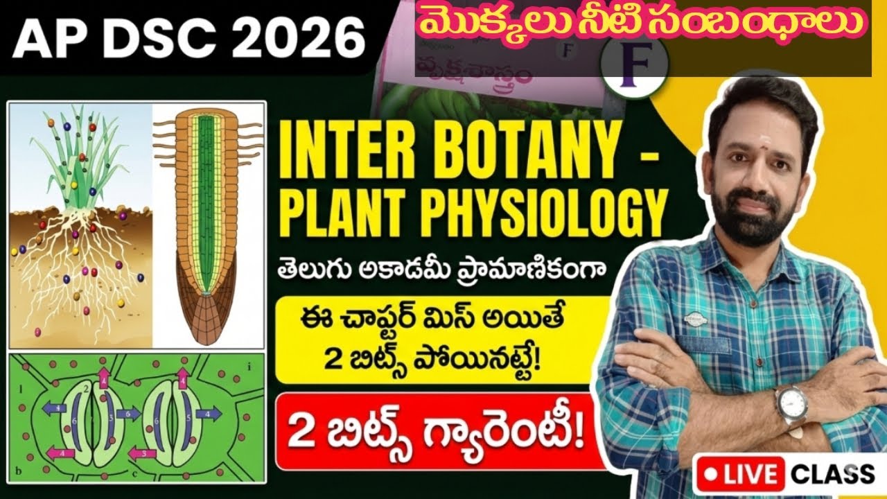 DSC SA BIOLOGY INTER Botany