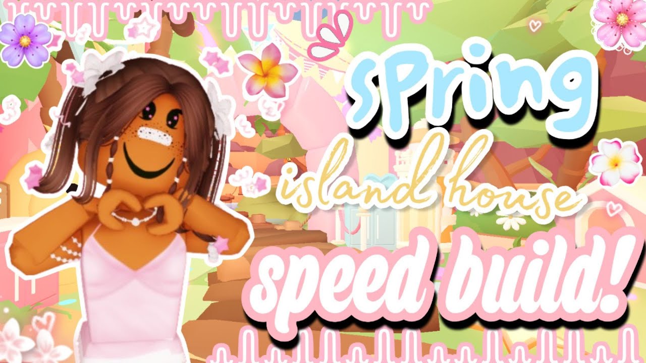 🌺preppy spring island house speed build!! *PART 3*💐🐣