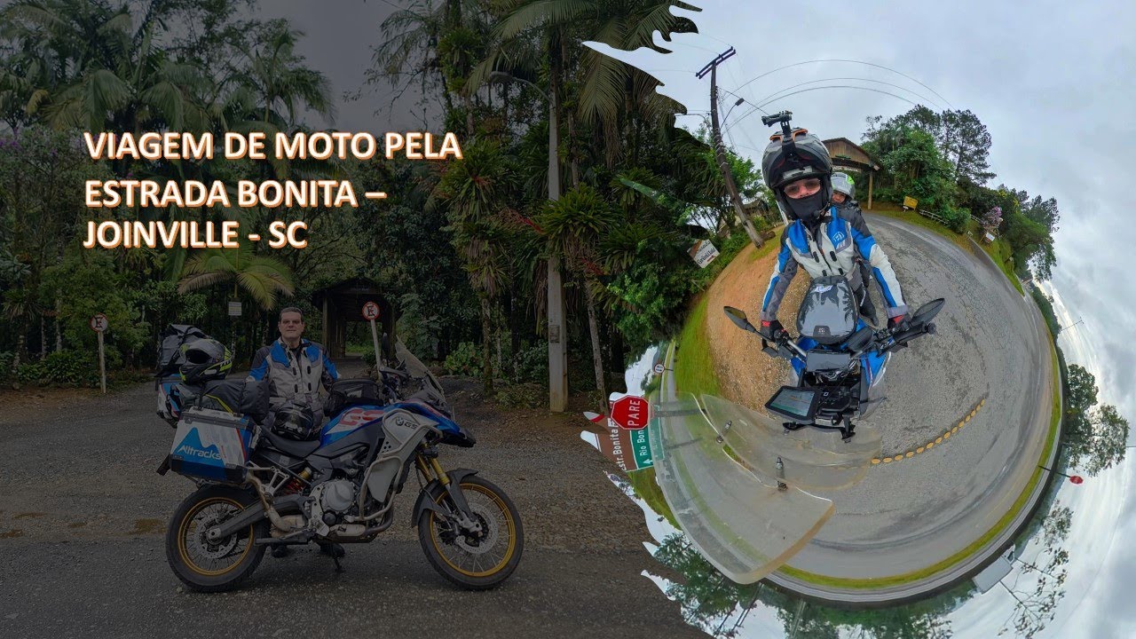 Viagem de Moto BMW F850 Adventure Premium pela Estrada Bonita - Joinville - SC