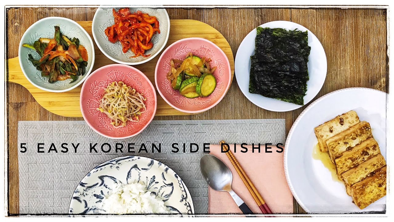 Korean Banchan - It's easy to be a vegetarian with Korean Side Dishes.