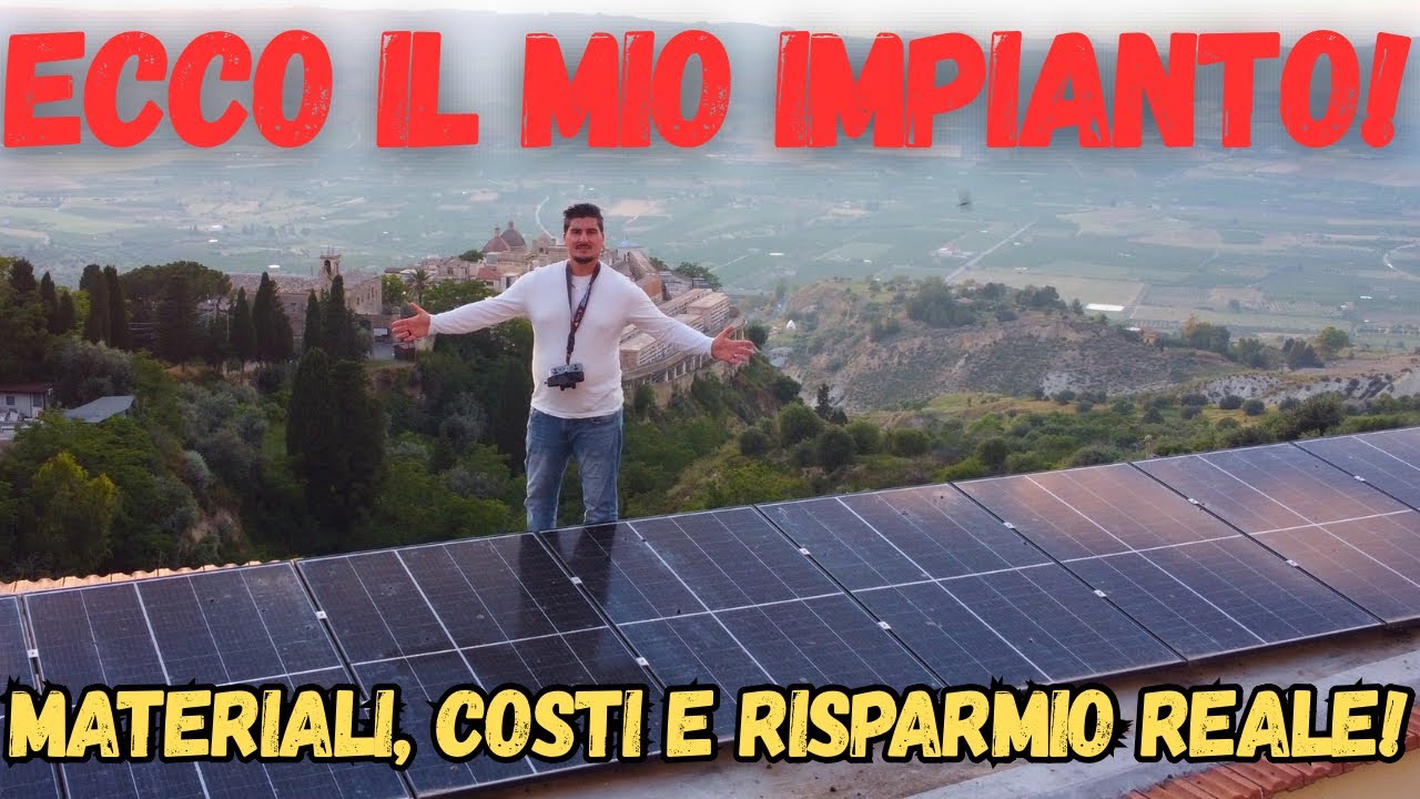 IL MIO IMPIANTO FOTOVOLTAICO (4KW+ ACCUMULO): costi reali, risparmio e bollette shock!