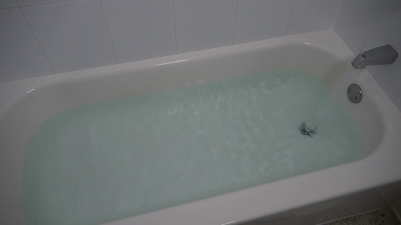 Filling Up An Apartment Bathtub - ASMR
