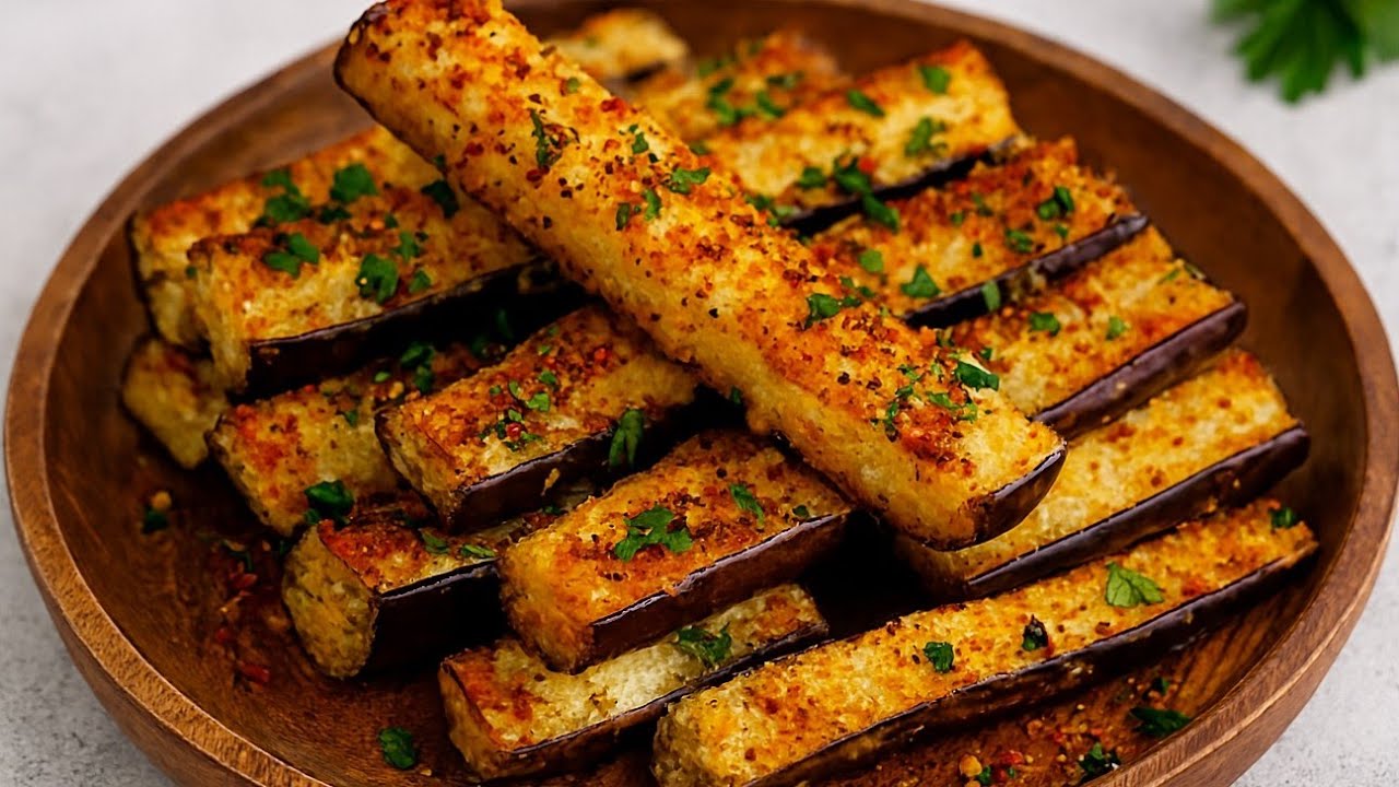 Eggplant, the one that drives everyone crazy! The best eggplant recipe! Crispy eggplants! So crispy!