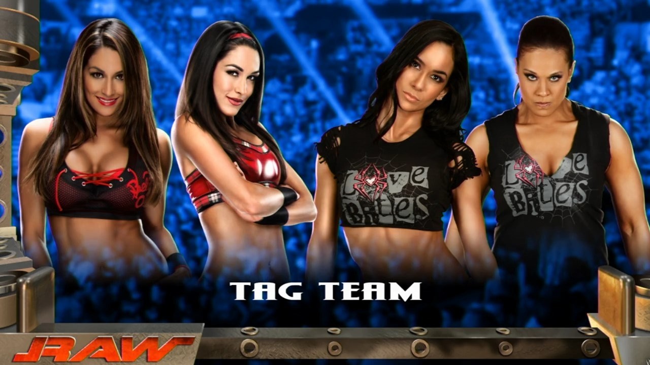 RAW | The Bella Twins (Brie Bella & Nikki Bella) vs. AJ & Tamina