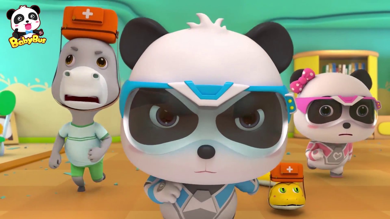Misión de Rescate del Terremoto | Súper Panda Héroes | Dibujos Animados Infantiles | BabyBus
