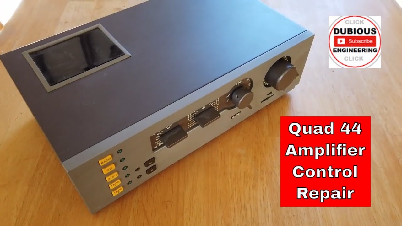 DuB-EnG: Quad44 Amplifier Repair - Does not switch on - power supply problems!