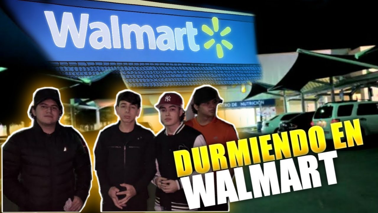 DORMIMOS EN UN WALMART/ casi nos acachan😬