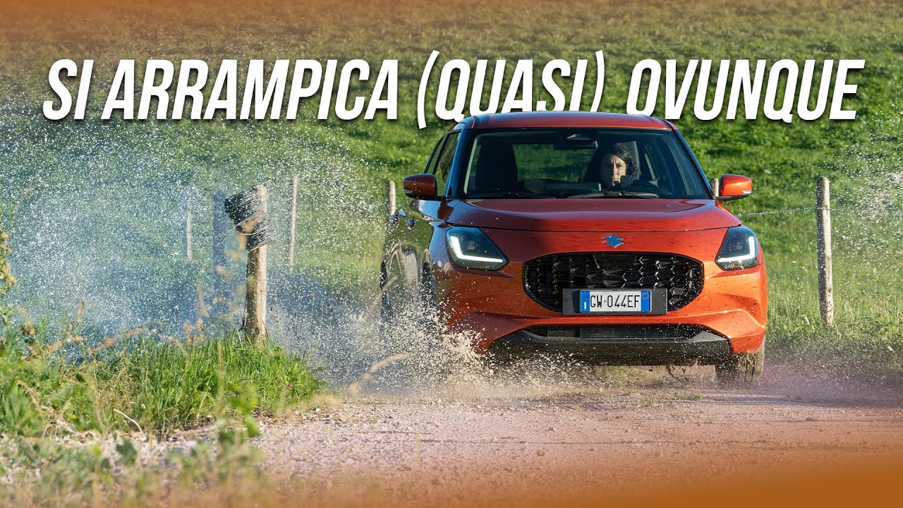 SUZUKI SWIFT Hybrid 4x4, TRAZIONE INTEGRALE vecchia scuola