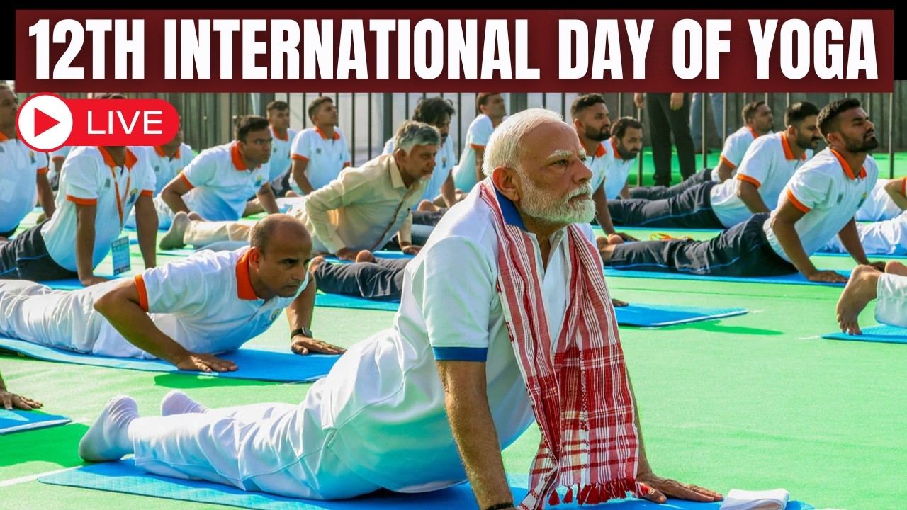 LIVE: PM Modi takes part in 12th International Day of Yoga celebrations in Kolkata, West Bengal