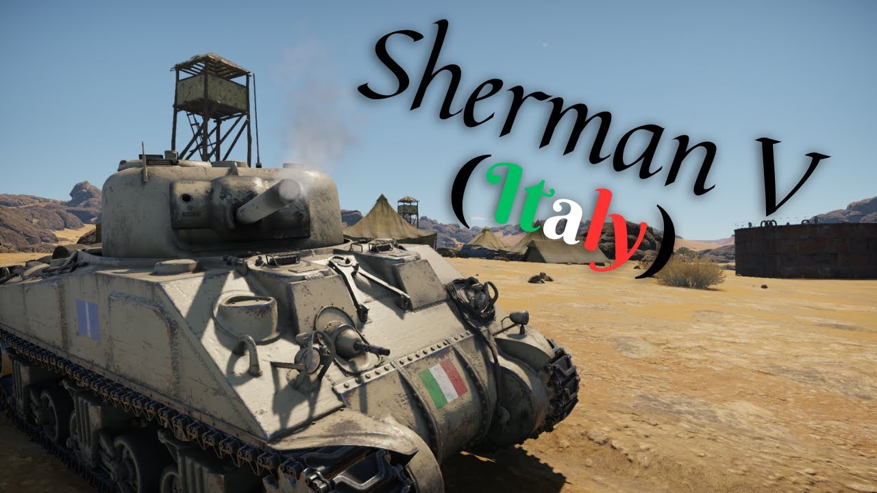 Warthunder CZ Sherman V (Italy).
