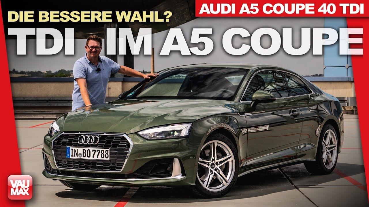 AUDI A5 Coupé 40 TDI - Marathonläufer mit kleinem Durst im Test
