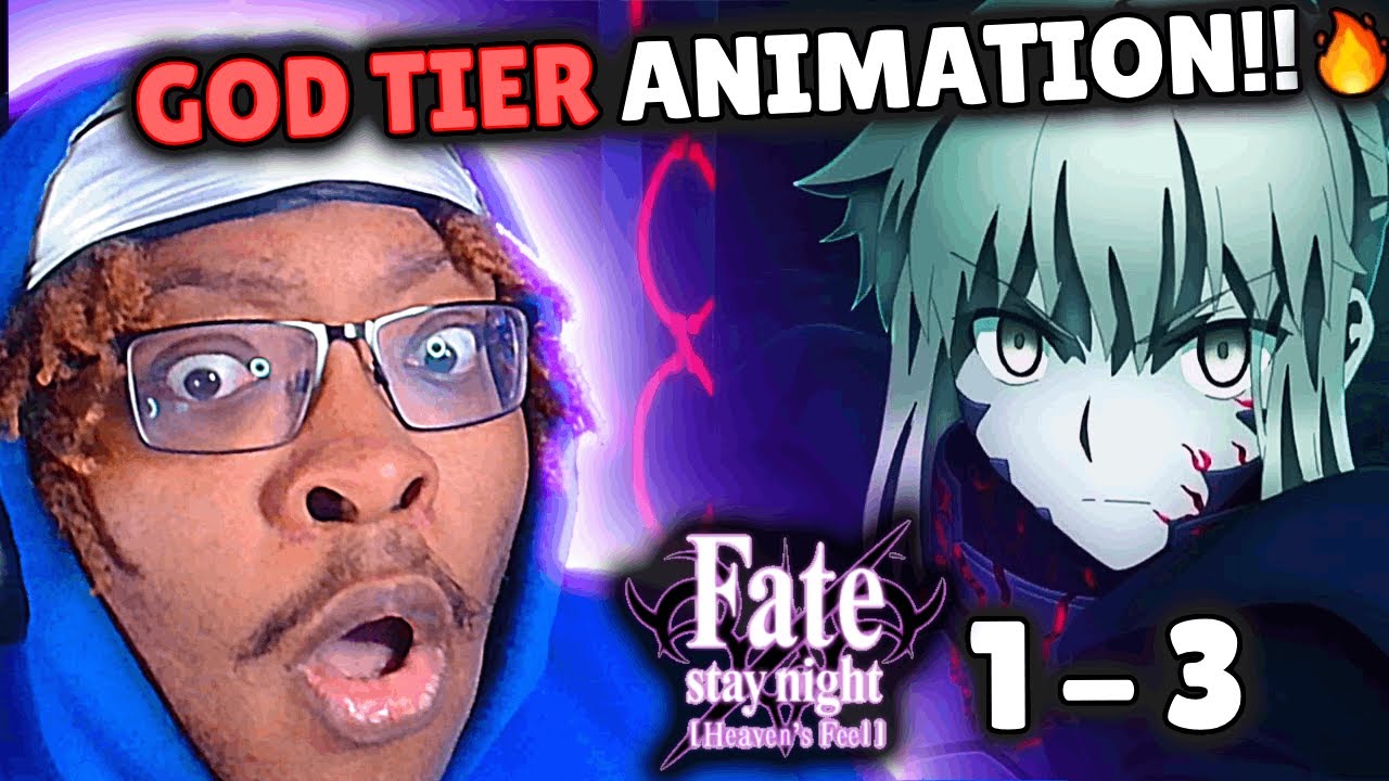MOST INSANE ANIMATION I'VE EVER WITNESSED || Fate/Stay Night Heaven's Feel Movies 1-3 REACTION
