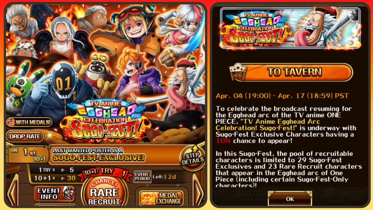 One Piece Treasure Cruise — TV Anime Egghead Arc Celebration! Sugo-Fest!