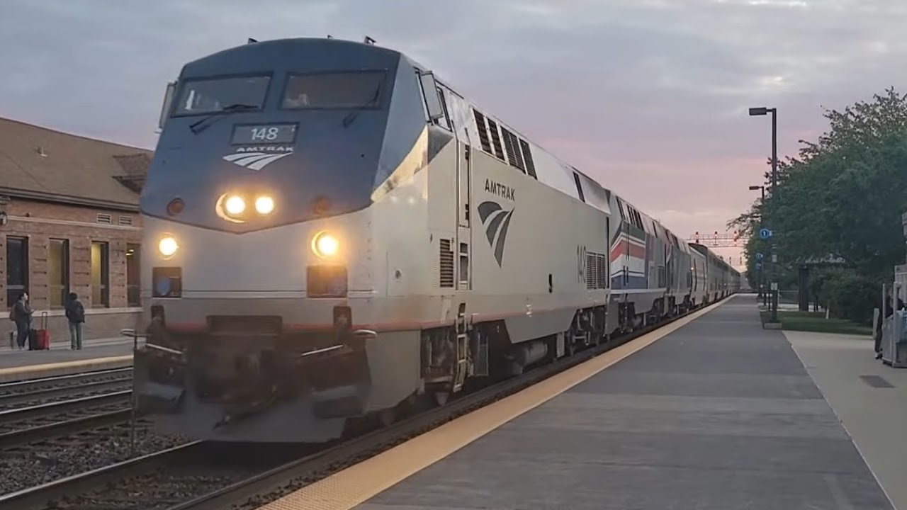 Amtrak & Metra Railfanning at Naperville on 5/22/25 & 5/23/25!