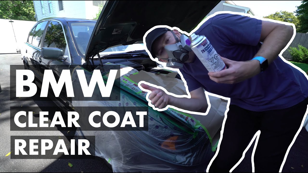 How to Repair Faded Peeling Damaged BMW Clear Coat
