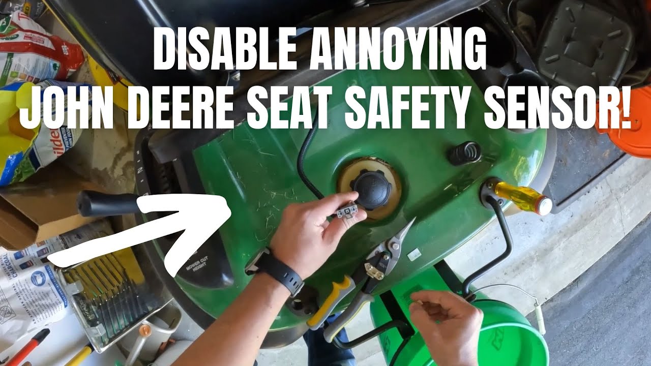 HOW TO DISABLE JOHN DEERE SEAT SAFETY SWITCH - EASY, QUICK FIX FOR ANNOYING SEAT SENSOR - LA135
