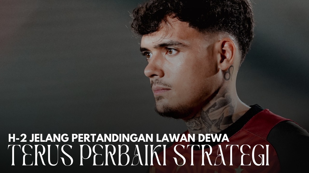 H-2 LAWAN DEWA UNITED! Persija Terus Perbaiki Strategi di Stadion Madya | Training Drill