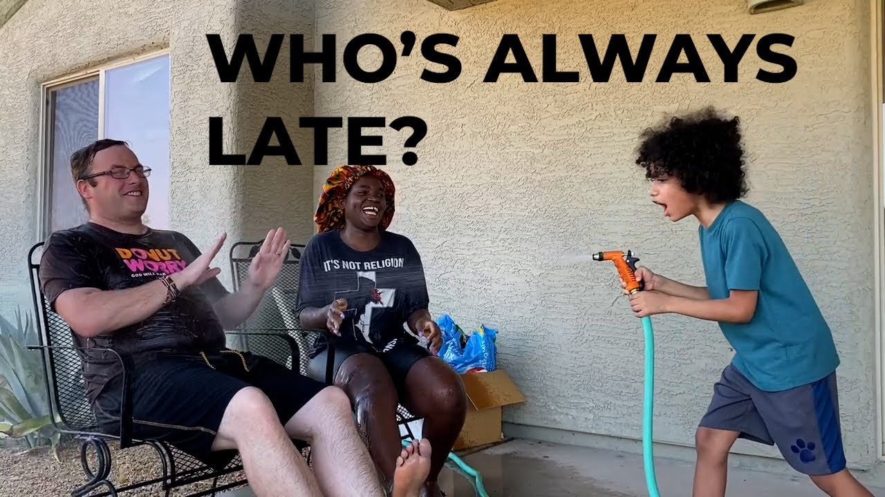 Who's your favorite?! We played the Water Spray game!!