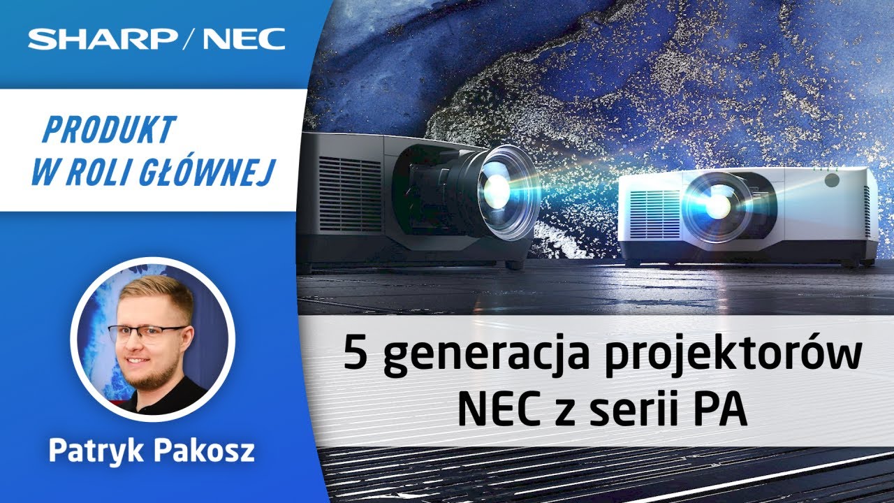 Co nowego w projektorach NEC PA 5-ej generacji?