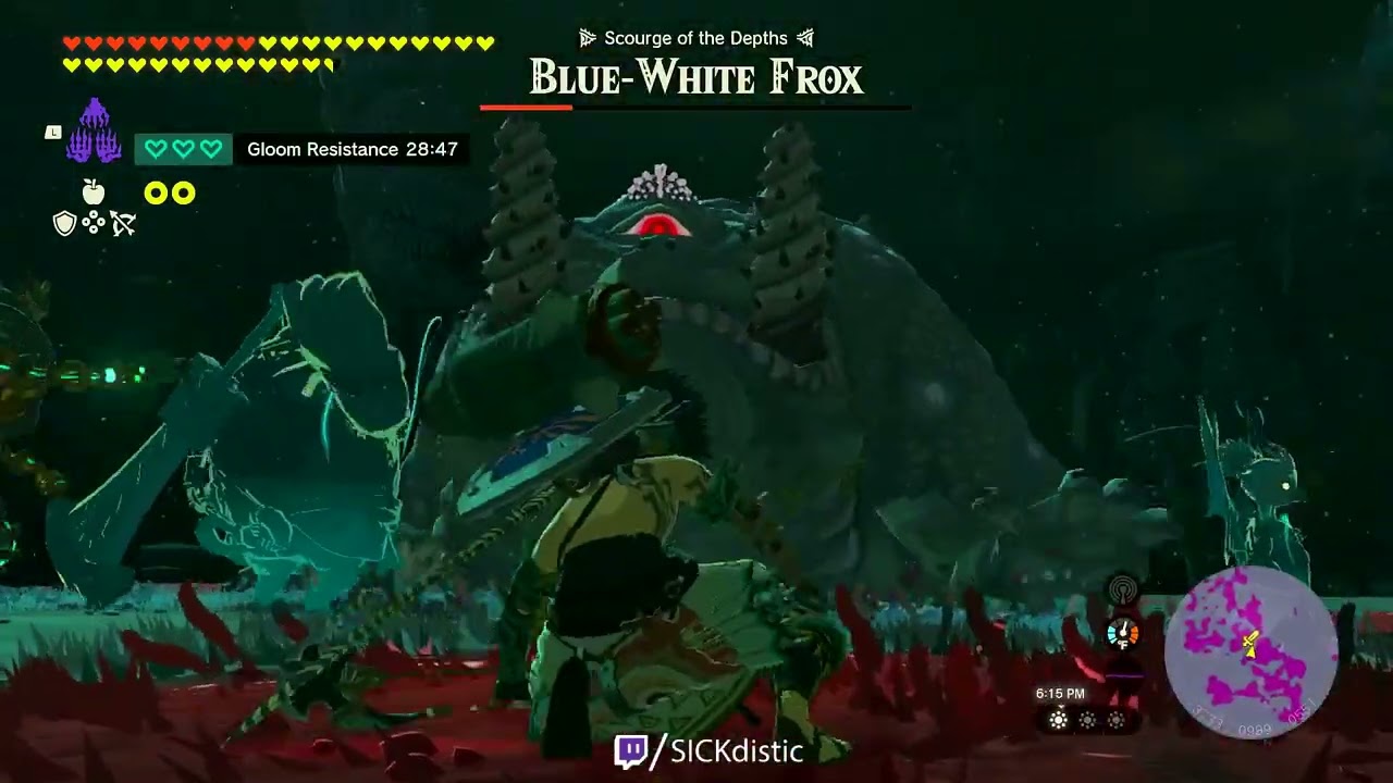 Zonaite Farm? Zelda Tears of the Kingdom - Defeat Blue-White Frox , Obsidian Frox & Frox