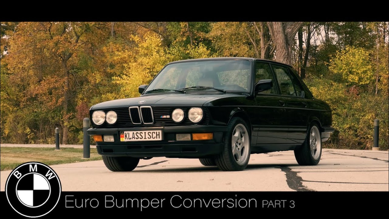 BMW E28 M5 Euro Bumper Conversion - Part 3 | Presented in 4K CinemaScope