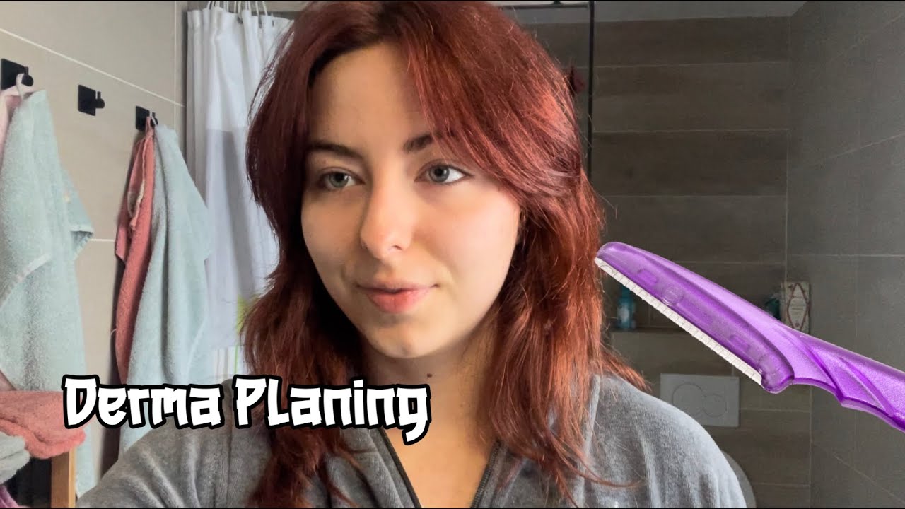 Asmr Dermaplaning || skin care
