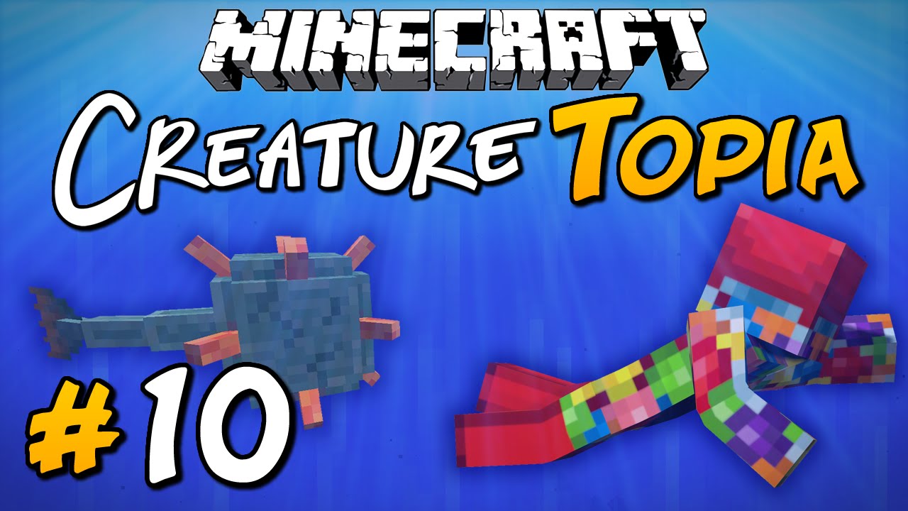 WATER TEMPLE - Minecraft: CreatureTopia Ep.10