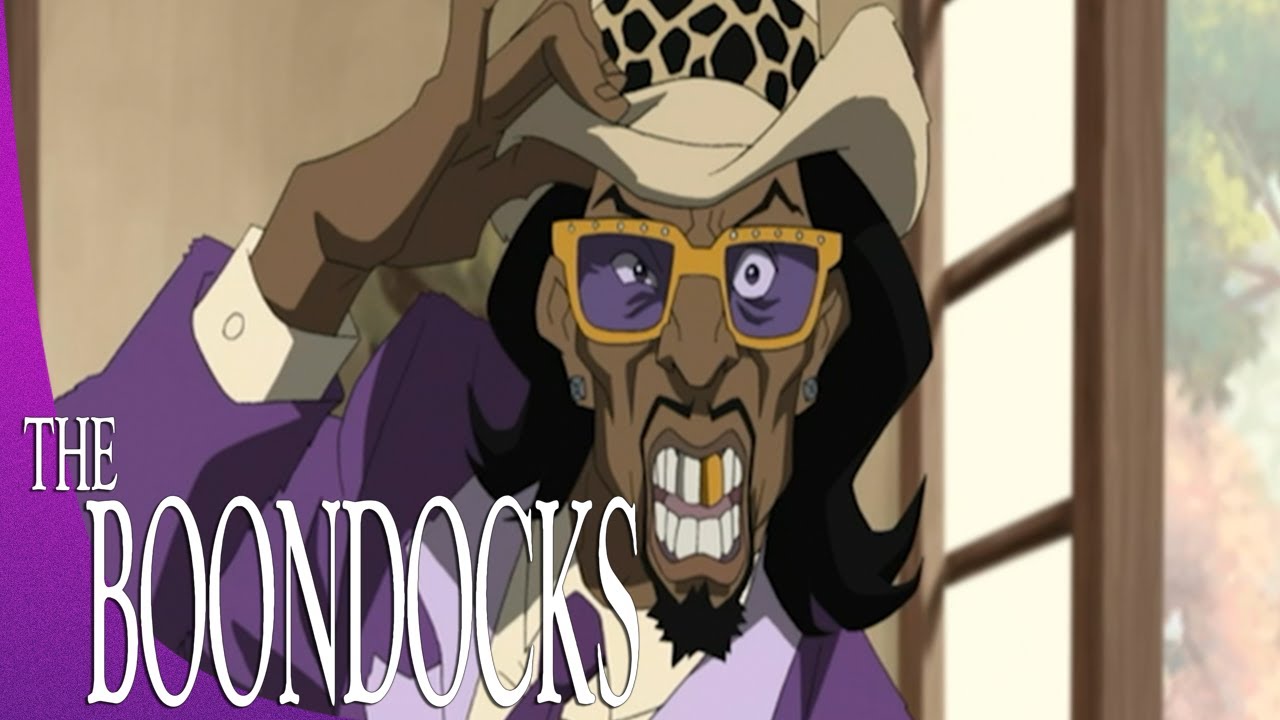 The Boondocks | A Pimp Named Slickback&rsquo;s First Ever Appearance | Daily Laugh