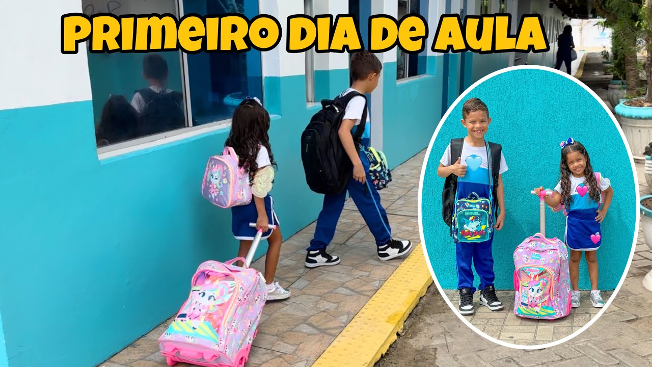 PRIMEIRO DIA DE AULA DAS CRIANÇAS