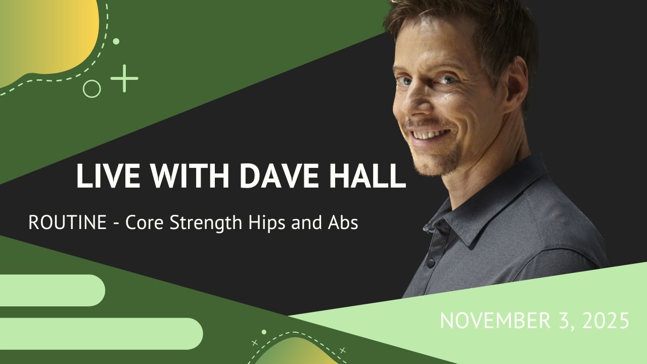 Routine - Core Strength Hips & Abs - Cellercise® LIVE with Dave Hall
