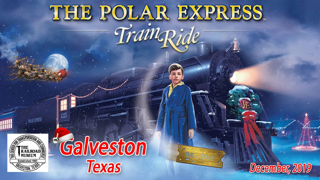 POLAR EXPRESS TRAIN RIDE--GALVESTON, TEXAS