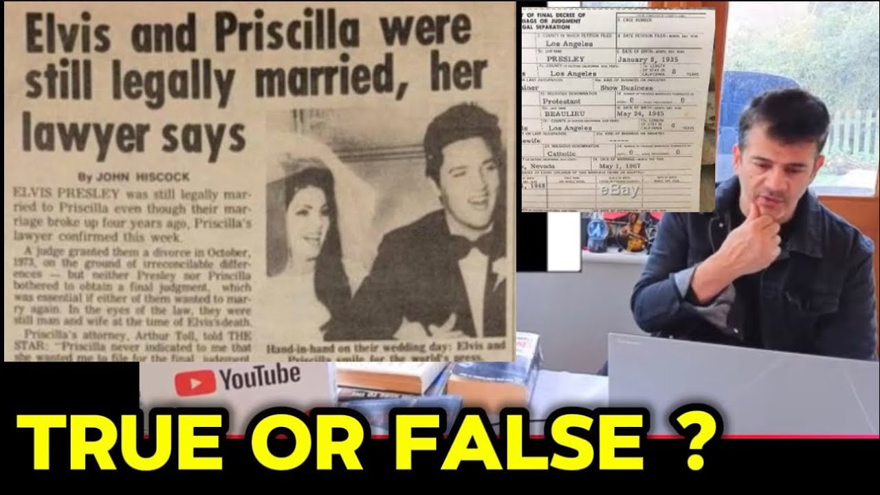 ELVIS AND PRISCILLA WERE STILL MARRIED TRUE OR FALSE - WE DEBUNK IT