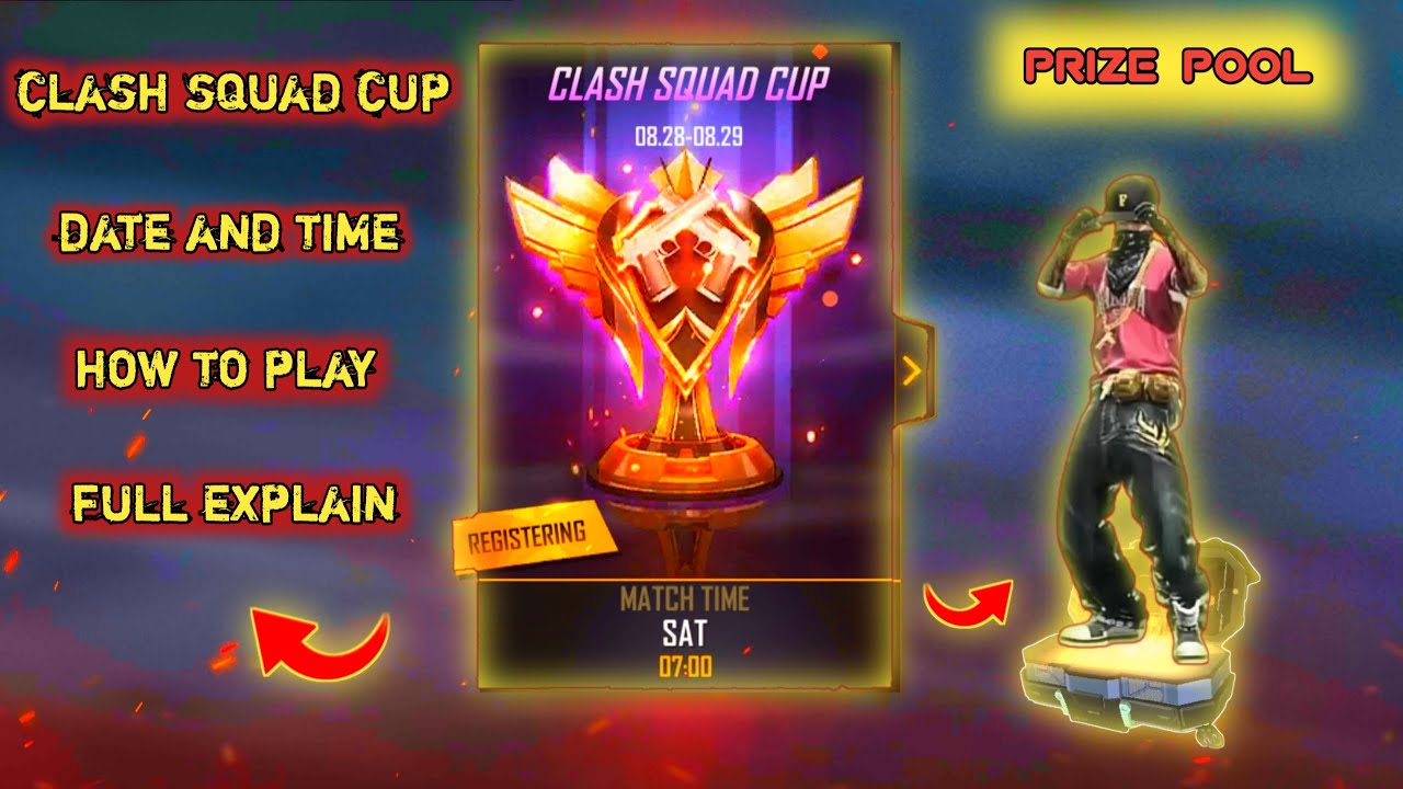 CLASH SQUAD CUP DATE AND TIME // CLASH SQUAD CUP PRIZE POOL // CS CUP // CS CUP FULL INFORMATION