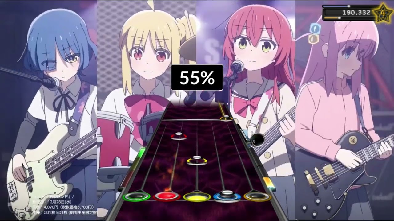 [Clone Hero] Lynyrd Skynyrd - Free Bird (Bocchi the Rock Version)
