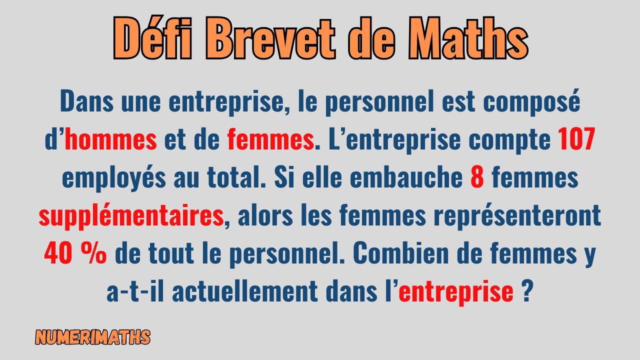 💯🧮 Problème de proportion et de pourcentage : à toi de jouer !