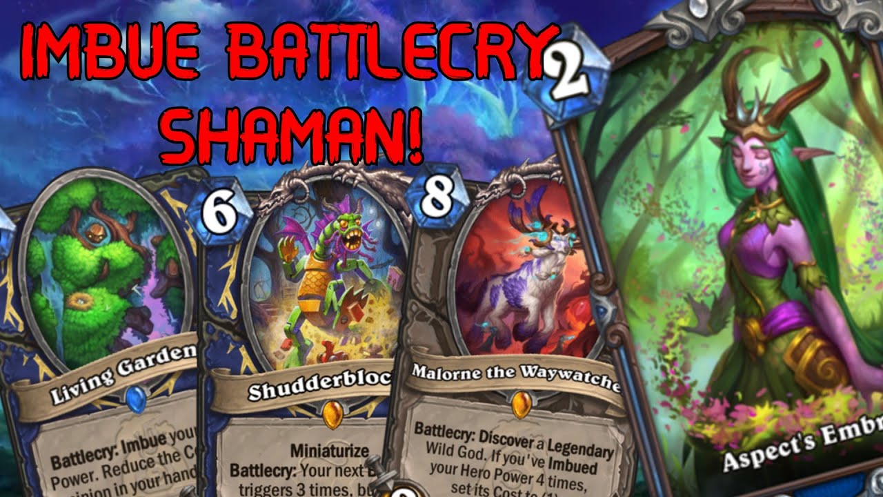 Imbue Battlecry Shaman? THE ULTIMATE EVOLVE IS BACK!